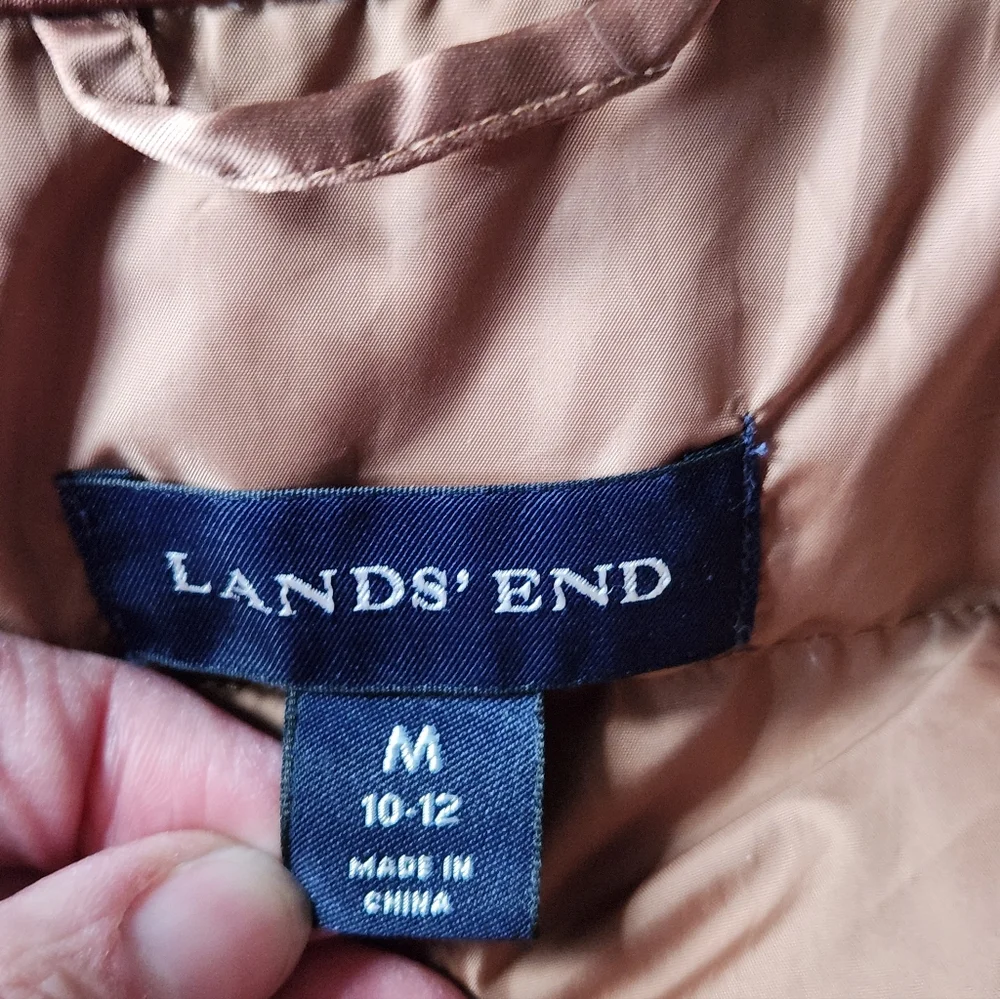 Lands End quilted vest